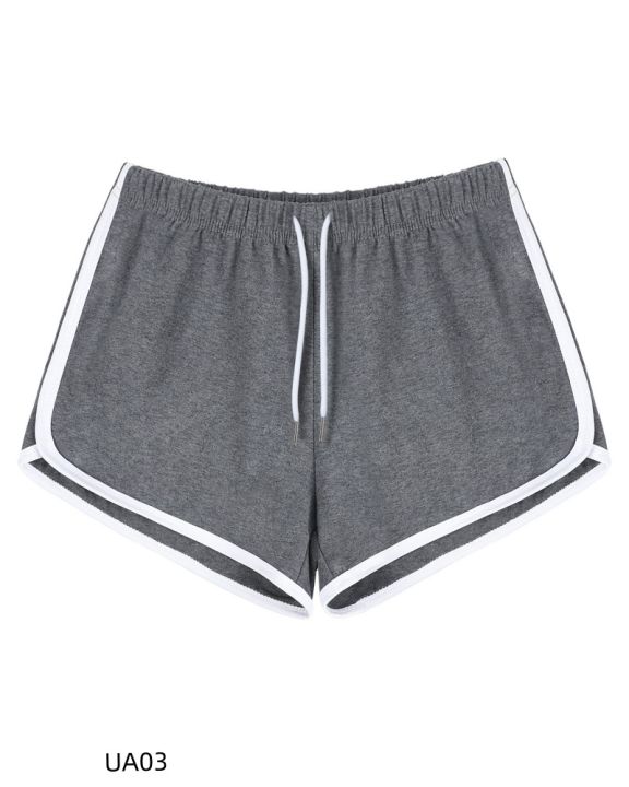Summer Women's Casual Solid Cotton Shorts Yoga Gym Workout Fitness Pants Loose Student Comprehensive Training Short