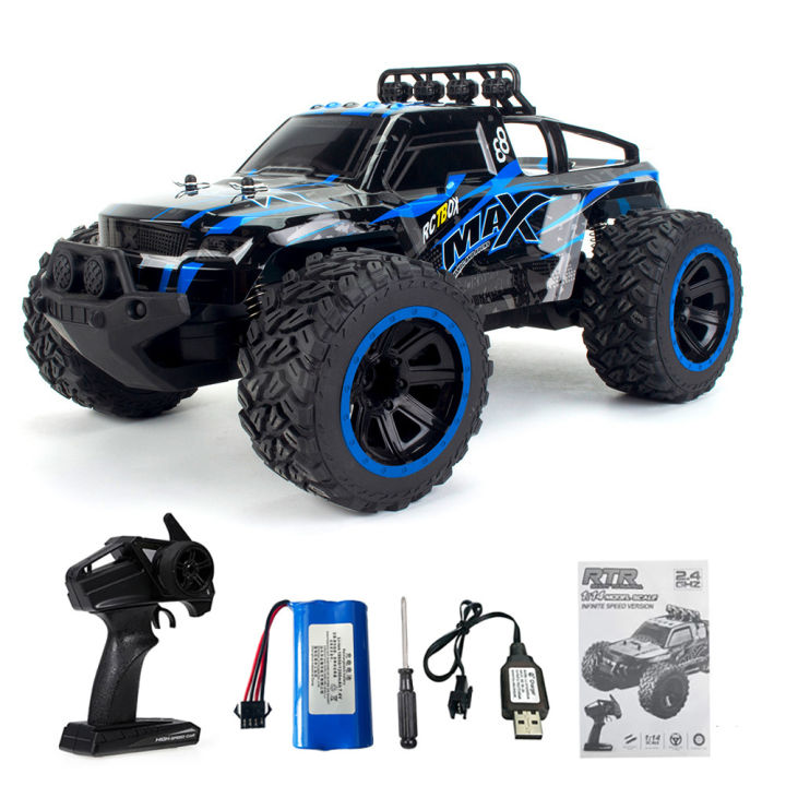 2.4Ghz%204WD%20All%20Terrain%20RC%20Rock%20Crawler%20Monster%20Truck%20With%202%20Batteries%20-%20Remote%20Control%20Car%20for%20Kids%20Boys,%20-%20Image%203
