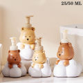 Cartoon Cloud Bear Foaming Soap Dispenser Bathroom Hand Sanitizer Shampoo Shower Gel Refillable Pump Bottle Making Foam Containe.