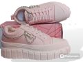 Women's chunky Sole Fashion sneakers Girls Chain high Sole joggers. 