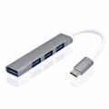 4Port Type c or USB Hub Splitter Multiport HUB USB 3.1 Hub High Speed 5Gbps 4 USB 3.0 2.0 Ports Aluminium Aase Smart USB Hub. 