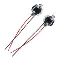 1 Pair For Headlight Base Connector Wiring Harness Adapter H7 Halogen Lamp Socket Holder.