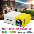 YG300 Pro LED Mini Projector 1080P Full HD Supported HD/M USB AV TF PS4 Portable Home Media Player. 