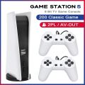 GS5 Game Station 5 Video Game Console With 200 Classic Games 8 Bit TV Console Retro USB Wired Handheld Two Game Player AV Output. 
