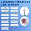Ultra Soft Replacement Toothbrush Brush Heads Compatible with Philips Sonicare Electric Toothbrush for Sensitive Teeth Gums Care.