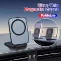 Ultra-thin Magnetic Phone Holder Foldable Portable Mount Magnetic Car Cell Phones Bracket Vehicle Navigation Universal Stand.