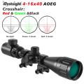 BESTSIGHT 4-16X40 Optics Scope Sniper Gear Hunting Riflescope Red And Green Dot Illuminated Sight Rifle Scope Airsoft Rifle. 