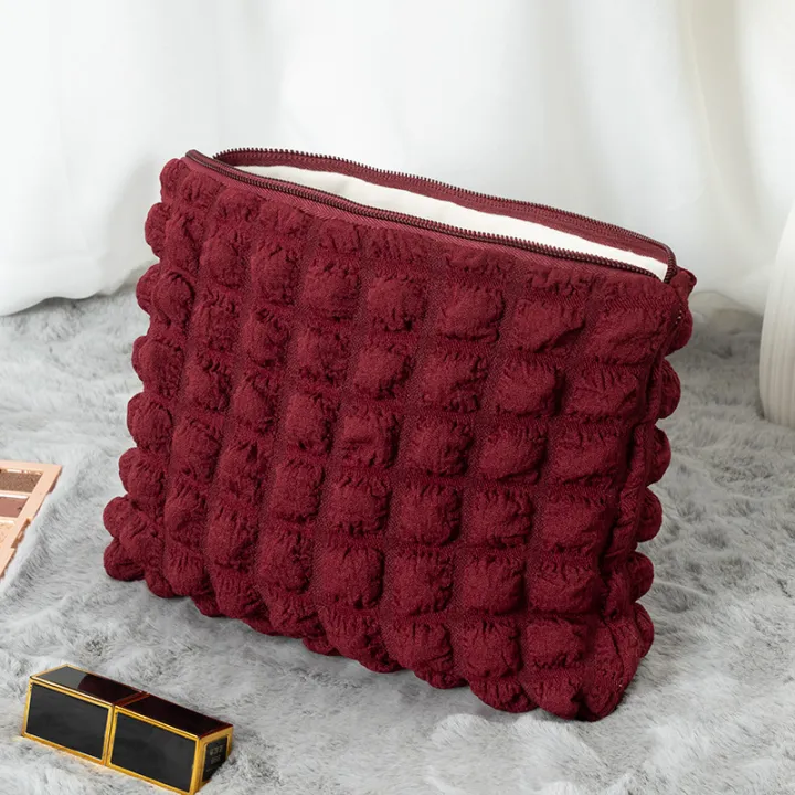 Travel%20Organizer%20Makeup%20Pouch%20%20Portable%20Zipper%20Soft%20for%20Lady%20Girls%20Popular%20%20Boho%20Reusable%20Bubble%20Cloth%20%20Capacity%20-%20Image%207