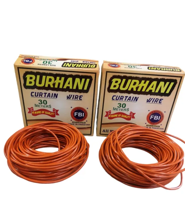 Curtain spring wire with free accessories | Daraz.pk