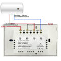 LiwoKit Tuya Smart Wifi Water Heater Boiler Touch Switch 4400W 20A US Smart Life APP control Work With Alexa  Home. 