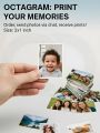 12/24 pcs Mini photo print, customize photo print 2 inche by 1 inche size HD photo print.