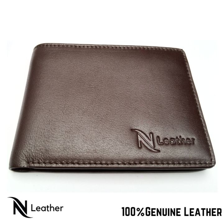 MODEL: N-02 Pure cow Leather stylish wallet export quality