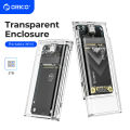 ORICO-Transparent External Adapter Mini mSATA SSD Enclosure Case to USB 3.2 Gen1 5Gbps for NGFF SSD .
