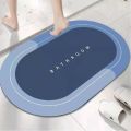 Non Slippery Bathroom Rubber Mat Water Absorbent Bathroom Mat. 