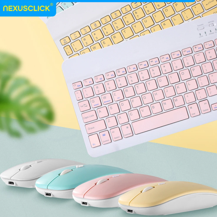 NexusClick%20Bluetooth%20Keyboard%20Mouse%20combo%20For%20iPad%20Xiami%20%20%20Phone,Slim%20Mini%20Wireless%20Keycaps%20For%20Android%20IOS%20Windows%20-%20Image%204