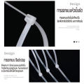 4 inch 8 inch 10 inch 12 inch nylon plastic nylon webbing wholesale in Thailand shrimp Triton cable ties bulk bag 100 thread. 