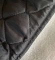 Portable bed mattress cushion black size 25/72 inches.