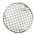1pc Stainless Steel Round Grid Net Barbecue Net Baking Tray BBQ Grid With Leg With Foot Outdoor Camping Barbecue Stand Net. 