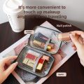 Portable Lipstick Pouch Transparent Touch-Up Cosmetic Pouch Cosmetic Organizer Travel Bluetooth Headphone Charging Cable Pouch. 