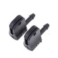2Pcs Car Washer Nozzle Spray Jet Fit For Mercedes-Benz Vito W638 Sprinter Mounted onto Wiper Arm Pair For Ssangyong.