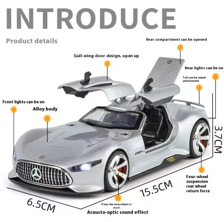 1:32%20Mercedes%20Benz%20AMG%20Vision%20GT%20Supercar%20Alloy%20Metal%20Diecast%20Car%20Model%20Sound%20&%20Light%20Simulation%20Collectibles%20Gift%C2%A0%20-%20Image%203