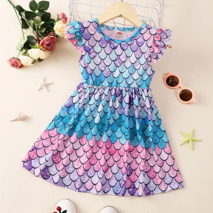 2024%20Dress%20Girl%20Kids%20Clothes%20Summer%20Short%20Sleeve%20Floral%20Birthday%20Party%20Cute%20Fashion%20Toddler%20Princess%20Dresses%202%203%204%205%206%20Years%20-%20Image%205