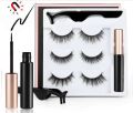 Megnatic Eyelash Kit magic liner with Applicator Extension tweezers Tool (Pack of 3). 