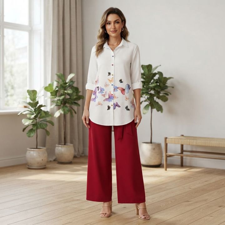 New Exclusive Hot Tops And Palazzo Set For Stylish Women A Comfortable Trendy Two Piece Outfit Combo