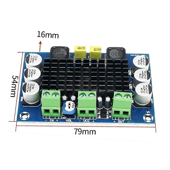 TPA3116DA%20DC%2012V%2026V%20100W%20Mono%20Channel%20Digital%20Power%20FBHDZVV%20Audio%20Amplifier%20Board%20Large%20Capacity%20Board%20Power%20AMP%20Module%20XH-M542%20-%20Image%205