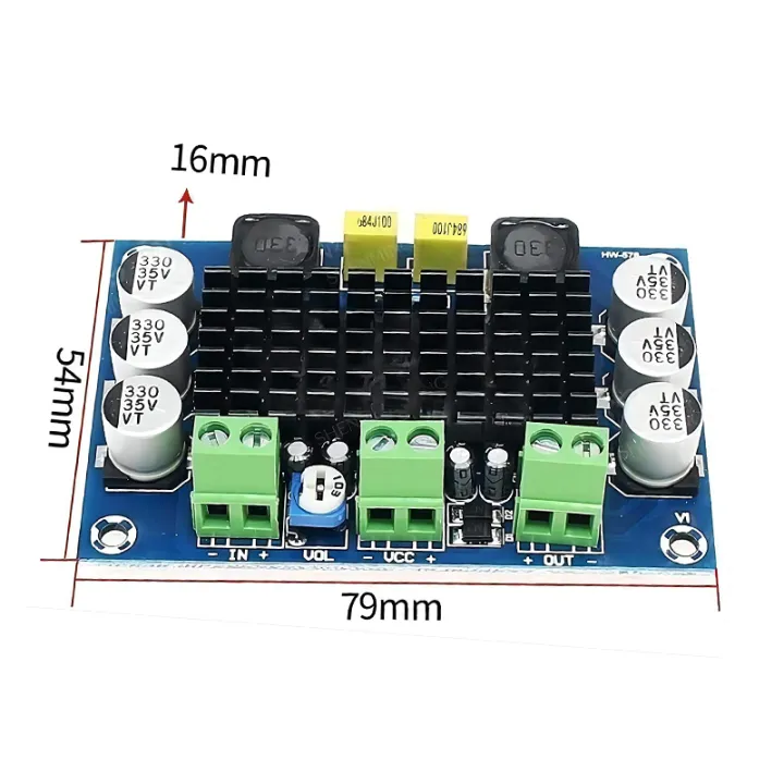 TPA3116DA%20DC%2012V%2026V%20100W%20Mono%20Channel%20Digital%20Power%20FBHDZVV%20Audio%20Amplifier%20Board%20Large%20Capacity%20Board%20Power%20AMP%20Module%20XH-M542%20-%20Image%205