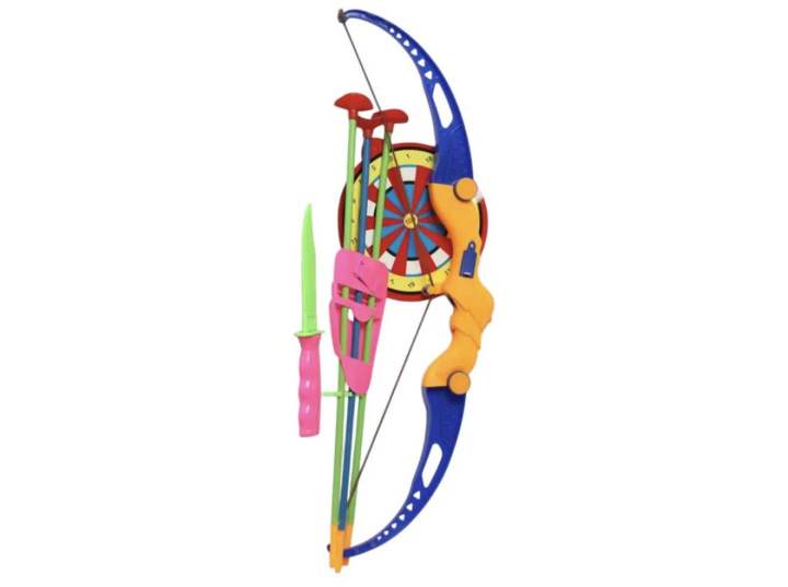 Kids%20Archery%20Bow%20and%20Arrow%20Toy%20Set%20With%203pcs%20Arrows%20&%20Target%20Light%20-%20Image%202