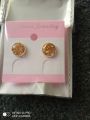 Resin earring. 