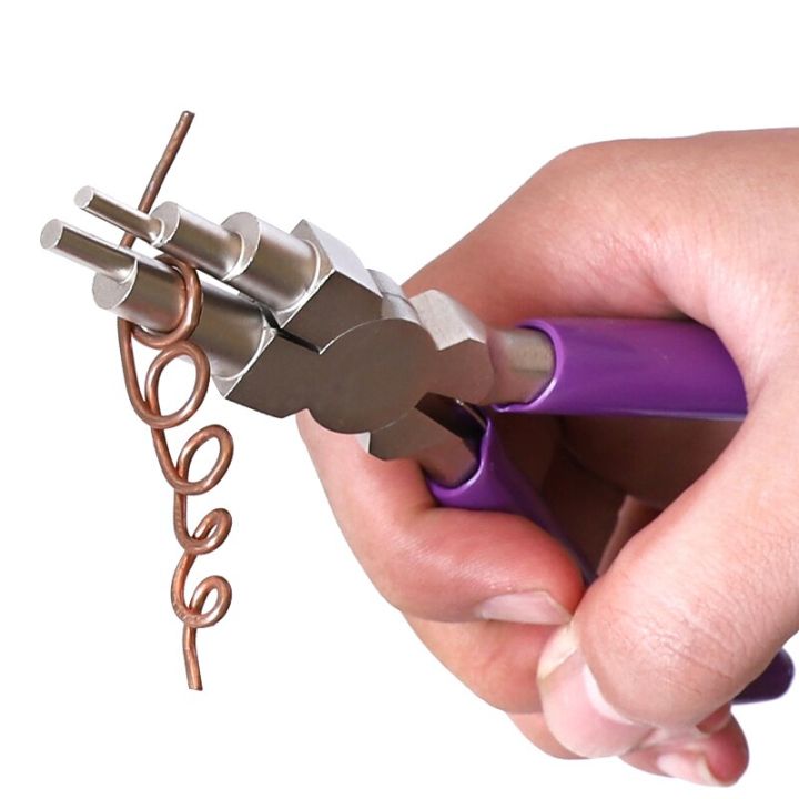 Jewelry Pliers 6-In-1 Bail Making Pliers Carbon Steel Wire Bending ...