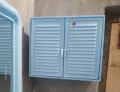 Front storage box cabinet shutter bathroom accessories and house holds. 
