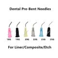 100Pc Dental Flowable Composite Flow Resin Acid Etching Gel Applicator Delivery Tips Dispensing Syringe Irrigation Needle Tip. 
