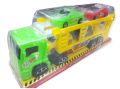 Vehicle loading truck and toy cars.. 