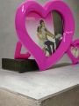 New Style Double Heart Photo Frame | Premium Quality Plastic Material | Kids Side Table Picture Frame. 