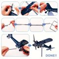 Metal Airplane Weathervane 3D Piper J3 Cub Wind Spinner Windmill Garden Decor Home Outdoor Roof Plane Indicator Wind Direct P1C8.