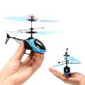 Helicopter with Radio Remote Control and Hand Sensor Charging Helicopter 2 in 1 Toys with 3D Light Toys for Boys Kids (Indoor & Outdoor Flying)(Multicolour). 
