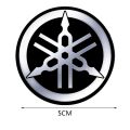 3D Yamaha Motorcycle Sticker Aluminum Round Sticker Decal Badge. 
