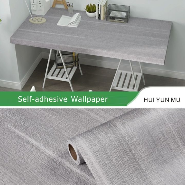 Wood Grain PVC Wallpaper for Door Wardrobe Cupboard Table Furniture ...