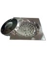 Floor drain waste jaali jali stainless steel 6x6 center hole for  bathroom kitchen. 