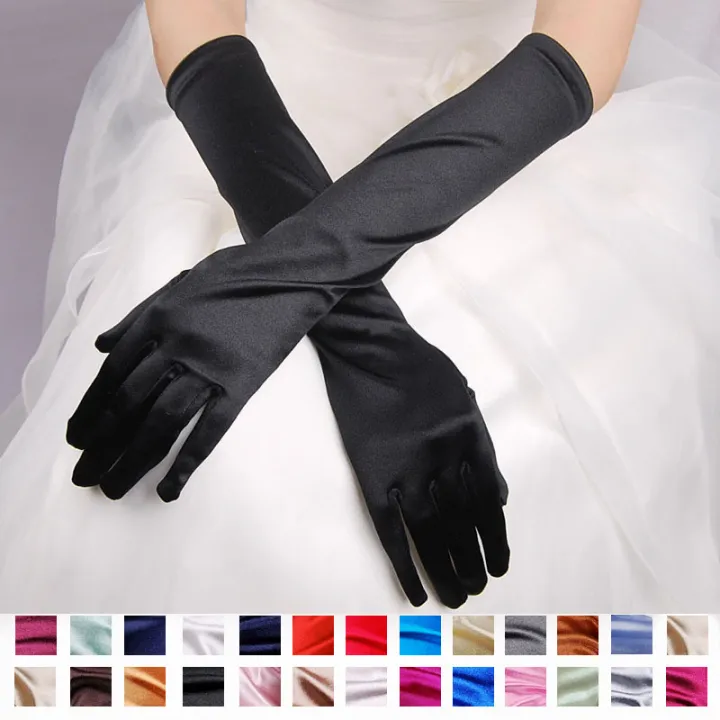 Classic%20Adult%2021%20Colors%20%20Elbow%20Stretch%20Satin%20Finger%2038%20cm%20Long%20Gloves%20Women%20Flapper%20Gloves%20Matching%20Costume%20-%20Image%202