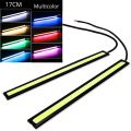 2pcs 17cm COB DRL LED 12V 6000K Waterproof Daytime Running Light Auto Strip Light  Fog Lamp Car motorcycle Styling Led DRL Lamp. 