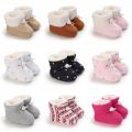 Winter Newborn Baby Cotton Booties Non-Slip Sole Toddler Boys Girls First Walkers Infant Warm Snow Boots 0-18Months  ﻿. 