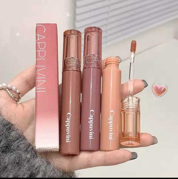Cappuvini%206%20Color%20Jelly%20Lip%20Gloss%20Long%20Lasting%20Moisturizer%20Water%20Light%20Lipstick%20Mirror%20Gloss%20Lipstick%20-%20Image%203