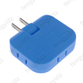US Plug 180 Degree Rotatable Socket Converter 3 in 1 US Extension Plug Multi-Plug Mini Slim Wireless Outlet Adapter Sockets.