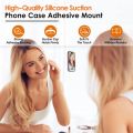 Adhesive Silicon Suction Phone Holder - Wall Mount for iPhone, Samsung, and Other Smartphones. 