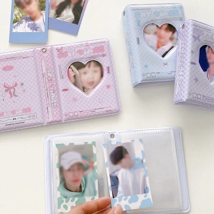 1PC Mini 3 inch game card star card organizer book loose-leaf photo card holder photo organizer book