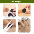 18 Pcs Non Slip Rubber Pads Felt Pads Self Adhesive Rubber Feet Round Square Self Adhesive Floor Protector for Table Legs Chair Bed. 